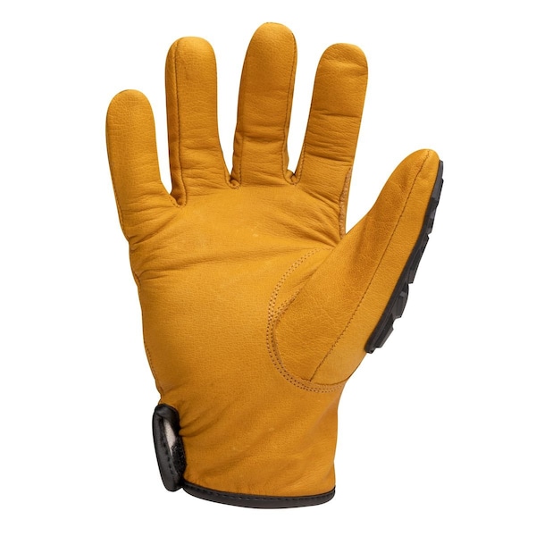 Cut Resistant Impact Driver Gloves, 5 Cut Level, Uncoated, 2XL, 1 PR